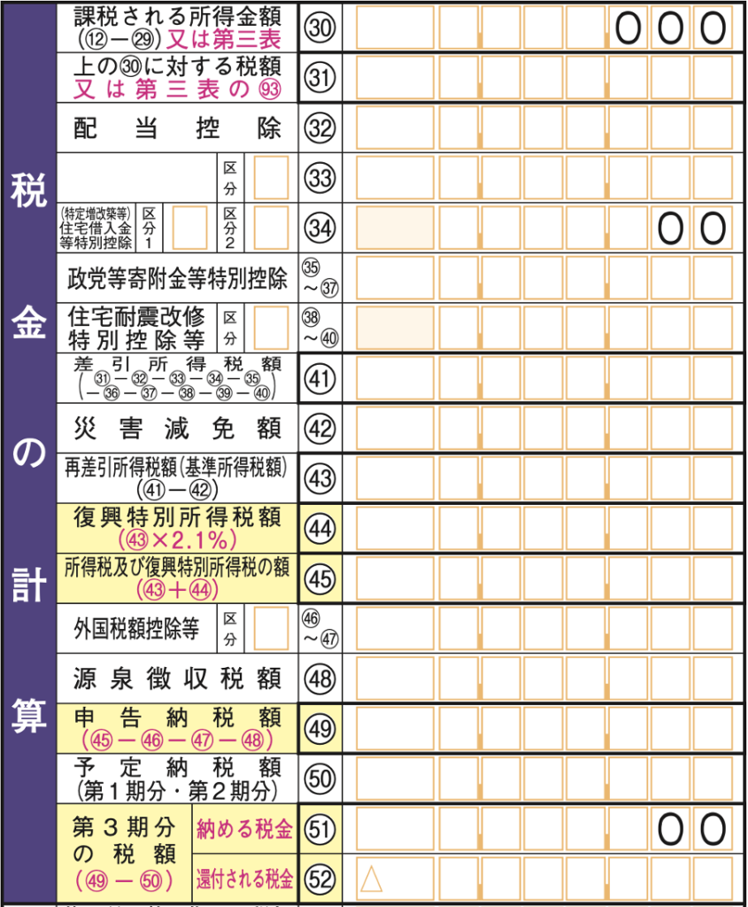 2024年（令和5年）の確定申告書の書き方を見本を用いてわかりやすく解説！ - INVOY