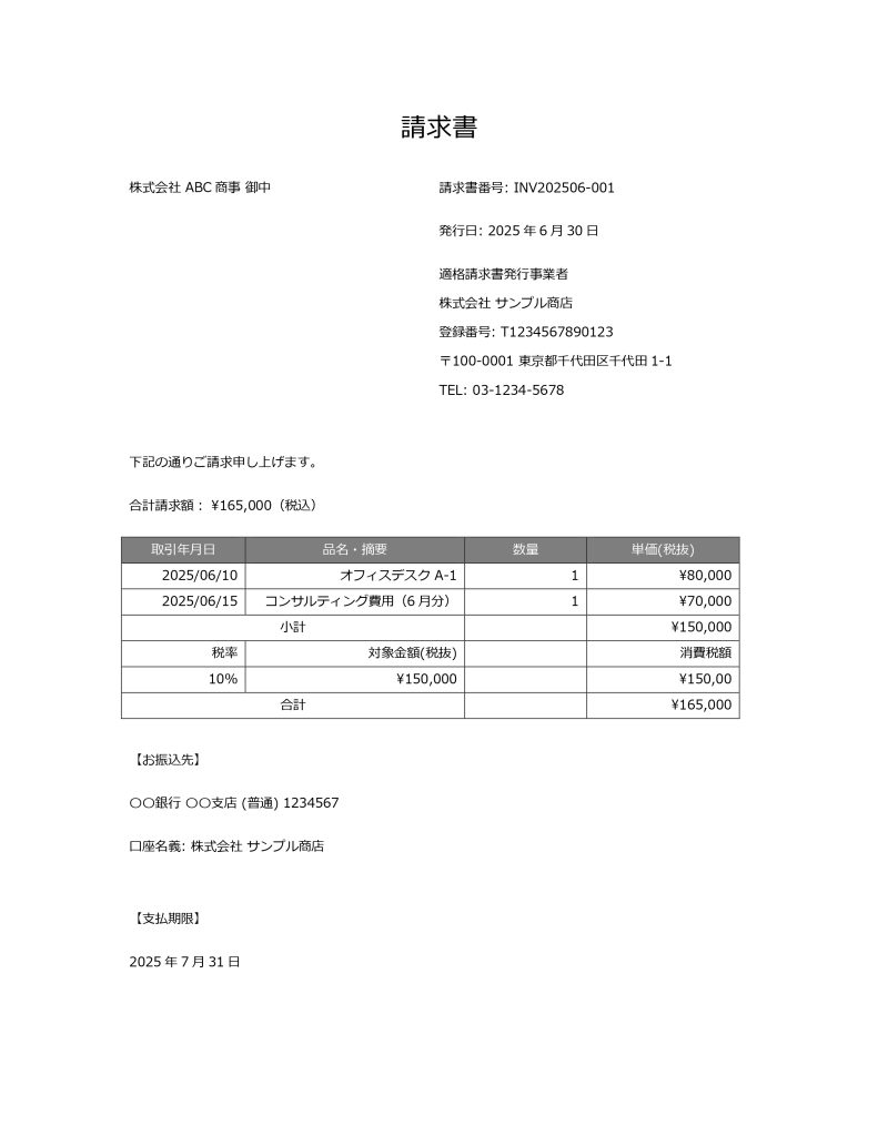 記載例で見る具体的な書き方