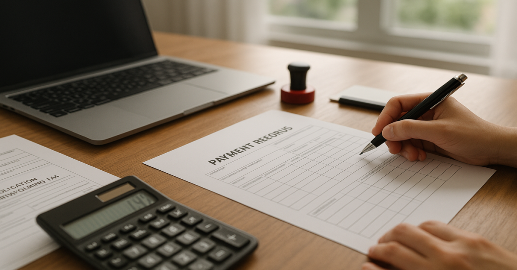 支払調書の具体的な書き方