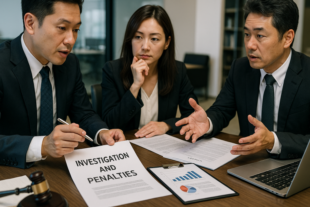 もし違反してしまったら?公正取引委員会の調査と罰則