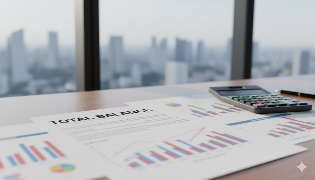 「合計」「残高」「合計残高」3つの試算表の違いと使い分け