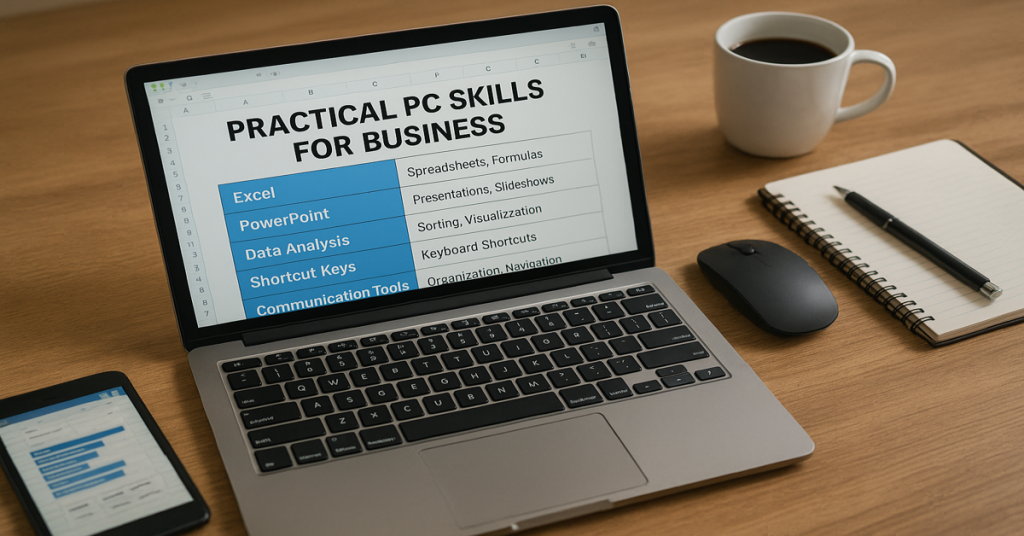 現代経理の必須ツール：実務で活躍するためのPCスキル