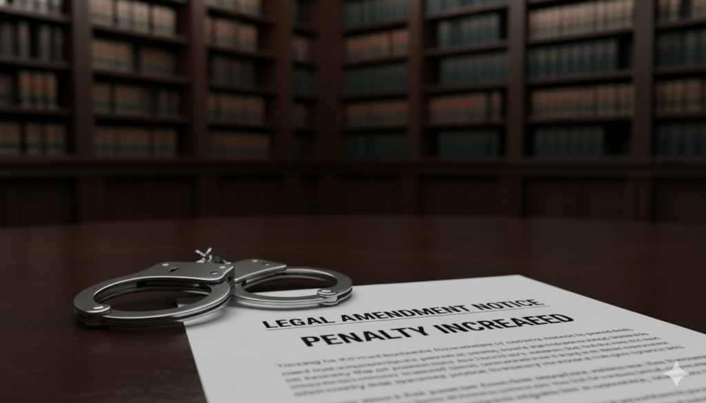 知らないでは済まされない!改正に伴う罰則強化