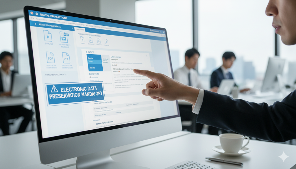 【全事業者対象】「電子取引データ保存」の義務化と具体的な対応策