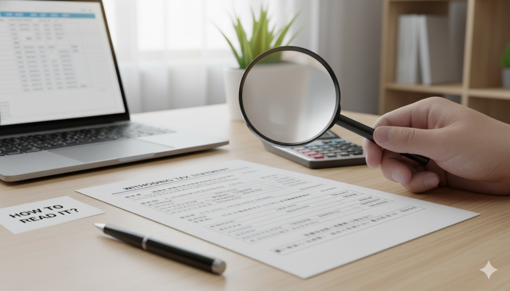 源泉徴収票の「見方」完全ガイド 4つの最重要項目を徹底解説