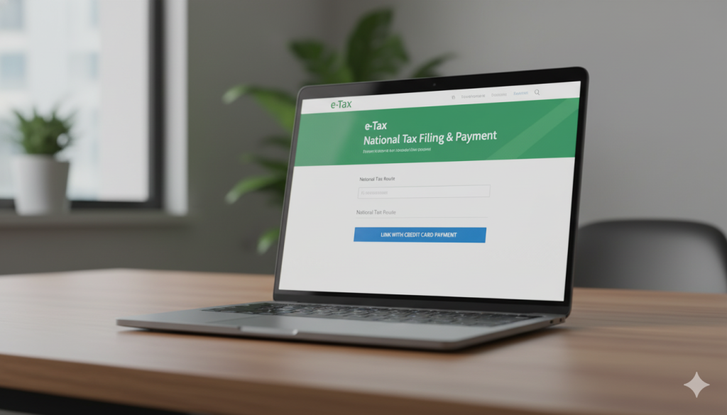 実践 e-Taxと連携したクレジットカード納付の具体的な手順