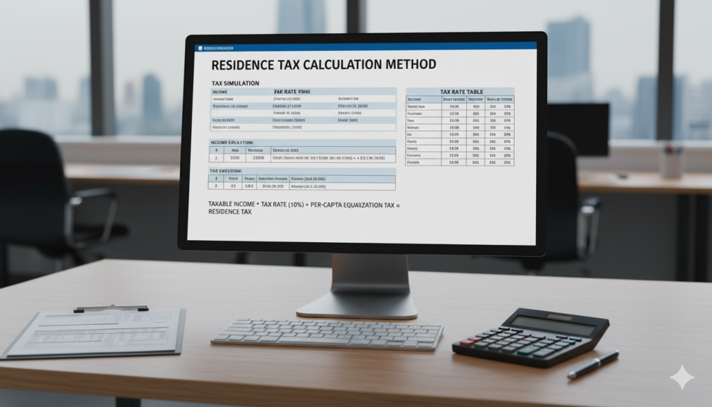 法人住民税の具体的な計算方法