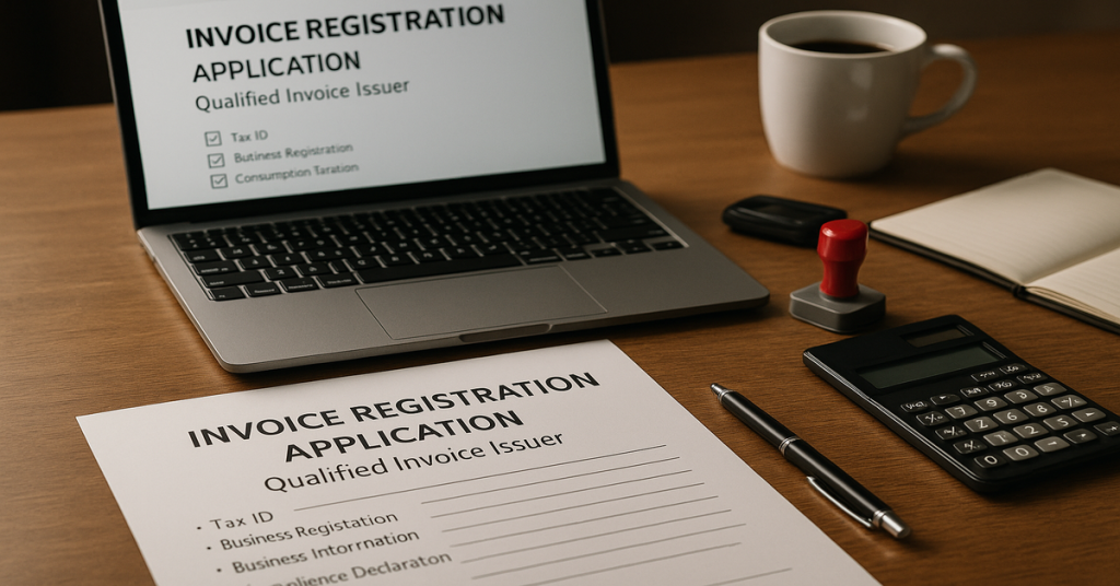 課税事業者およびインボイス発行事業者の登録手続き