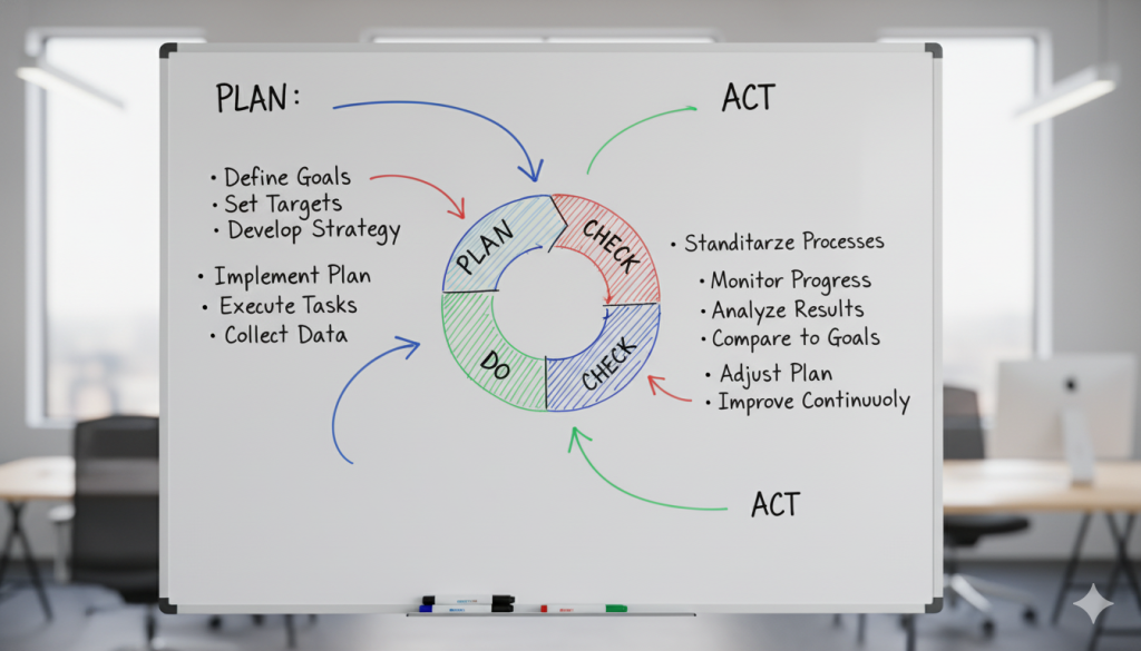 失敗しない予実管理の実践5ステップ PDCAサイクル