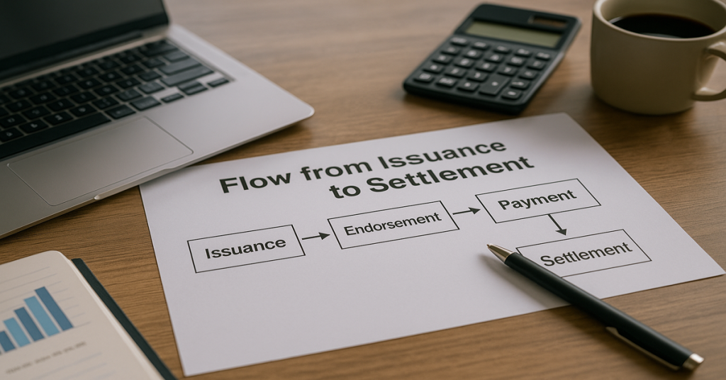 手形取引の全プロセス:振出から決済までの流れ