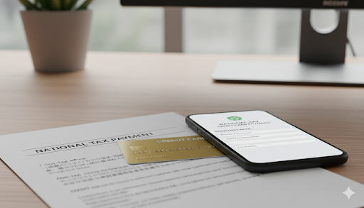 国税 クレジットカード納付