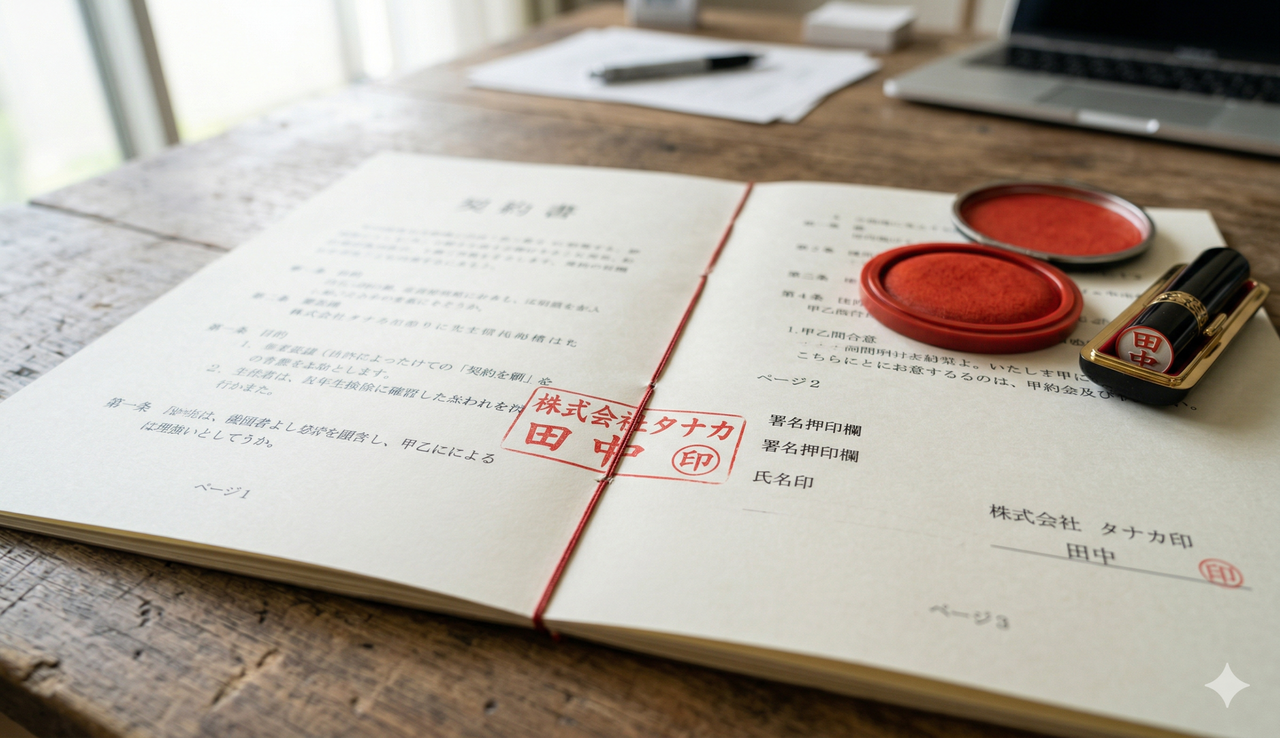 契約書 割印 製本