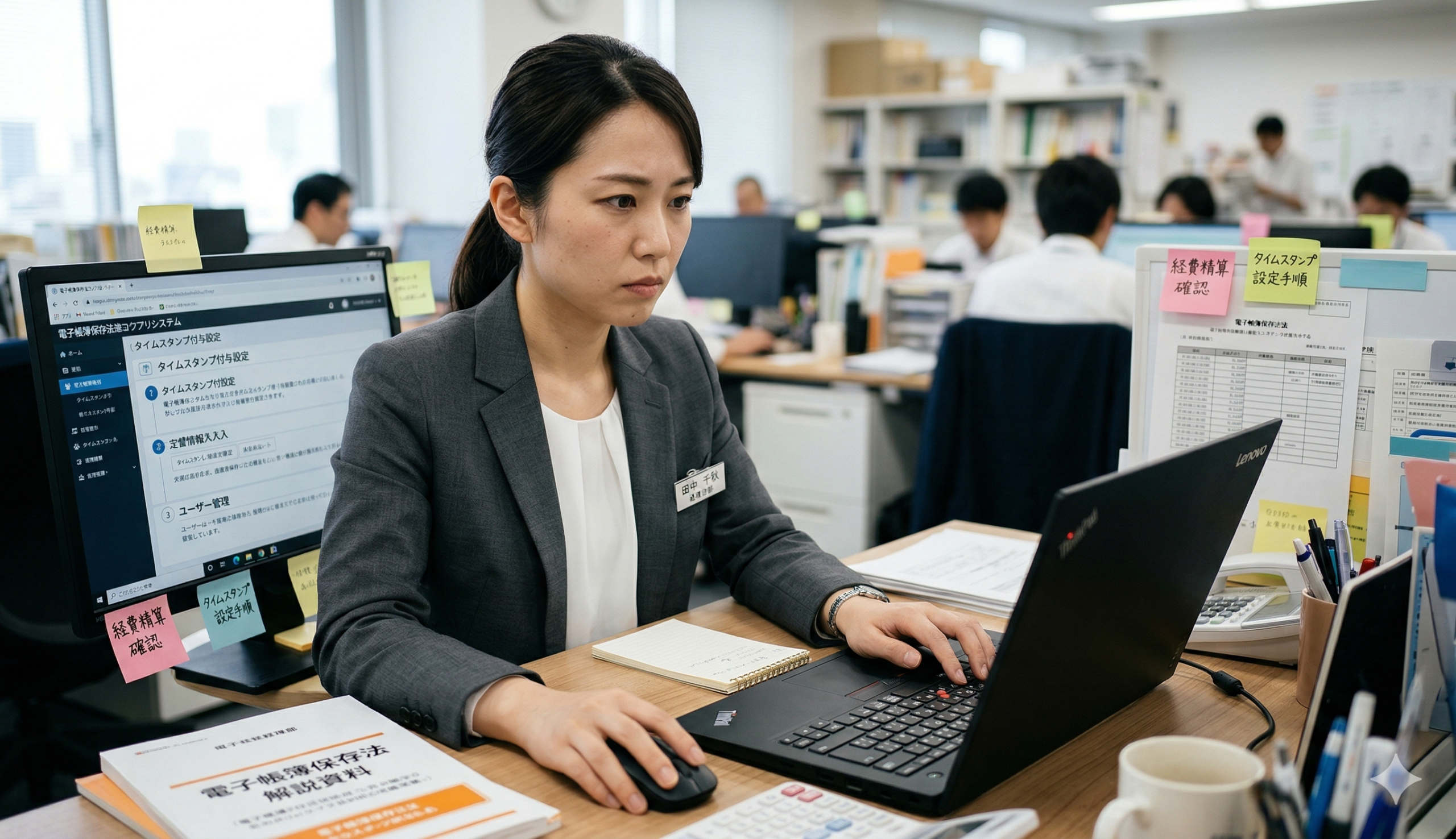電子帳簿保存法 タイムスタンプ