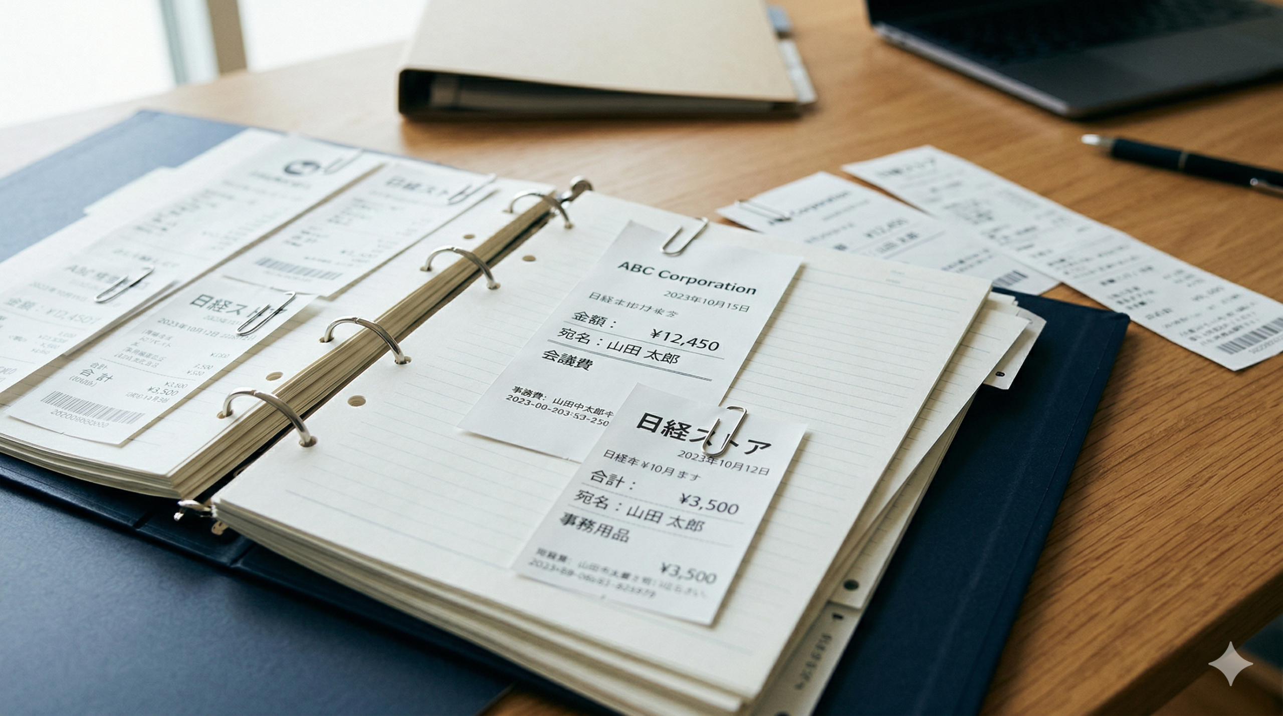 経費領収書