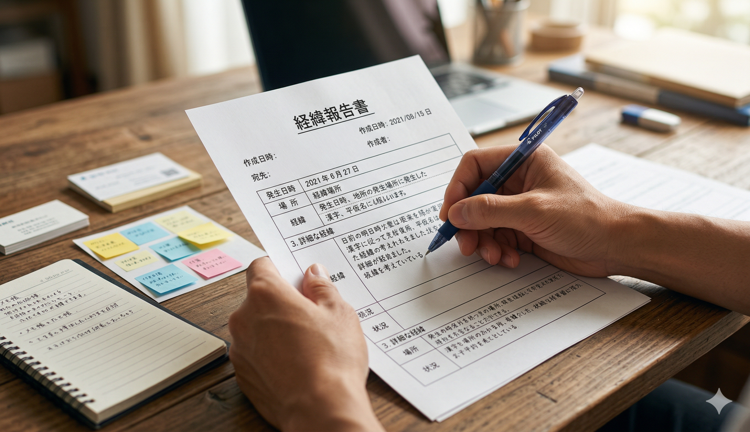 経緯書