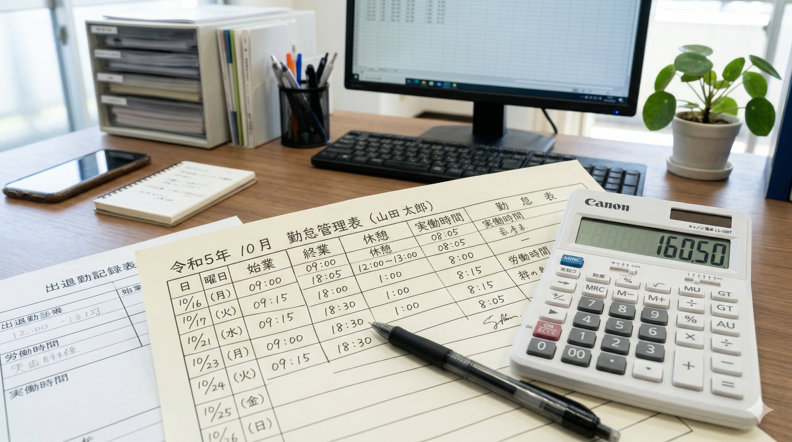 タイムカードがない会社