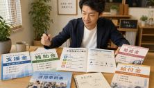 支援金 パンフレット比較