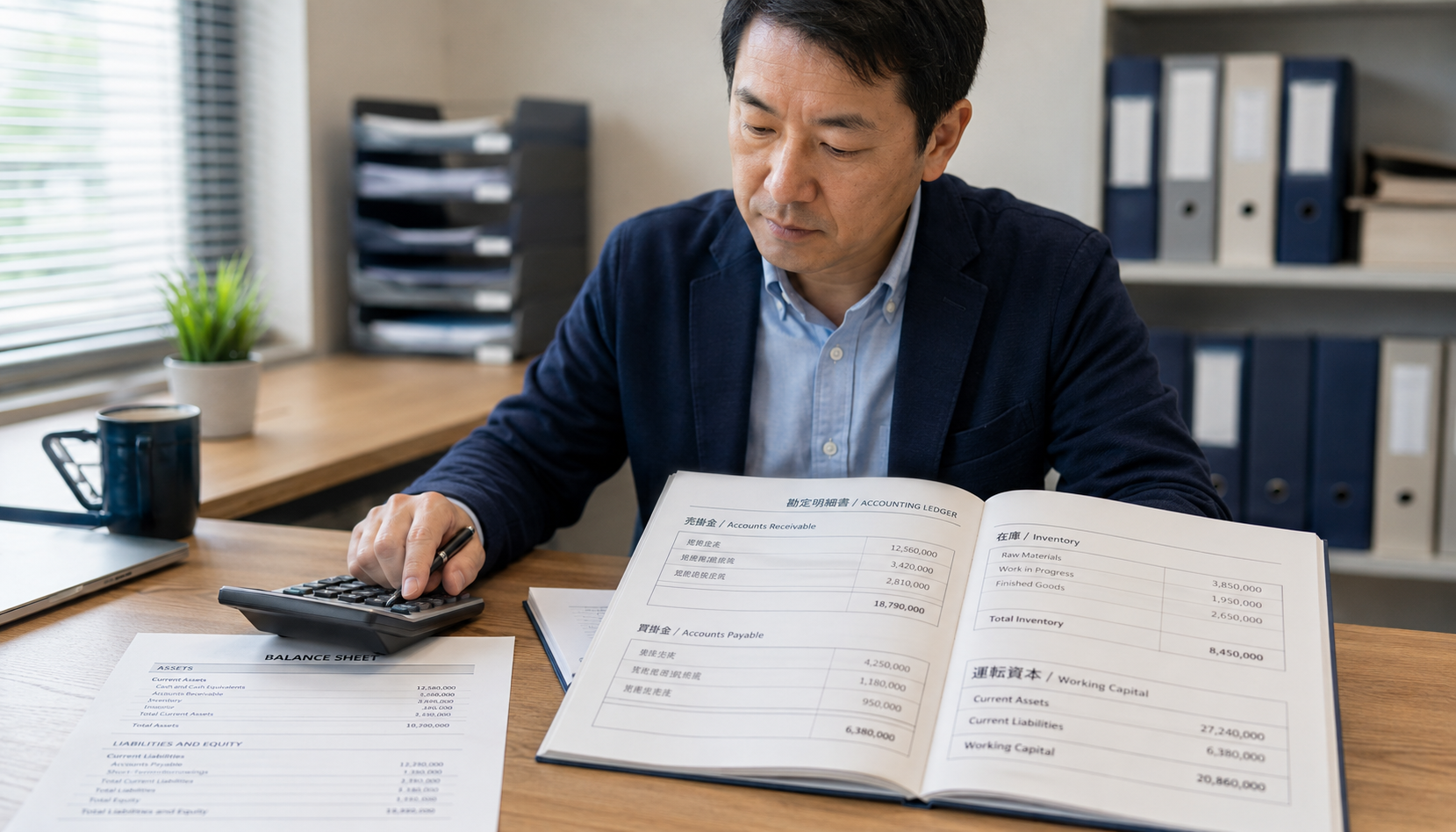運転資金 計算シーン