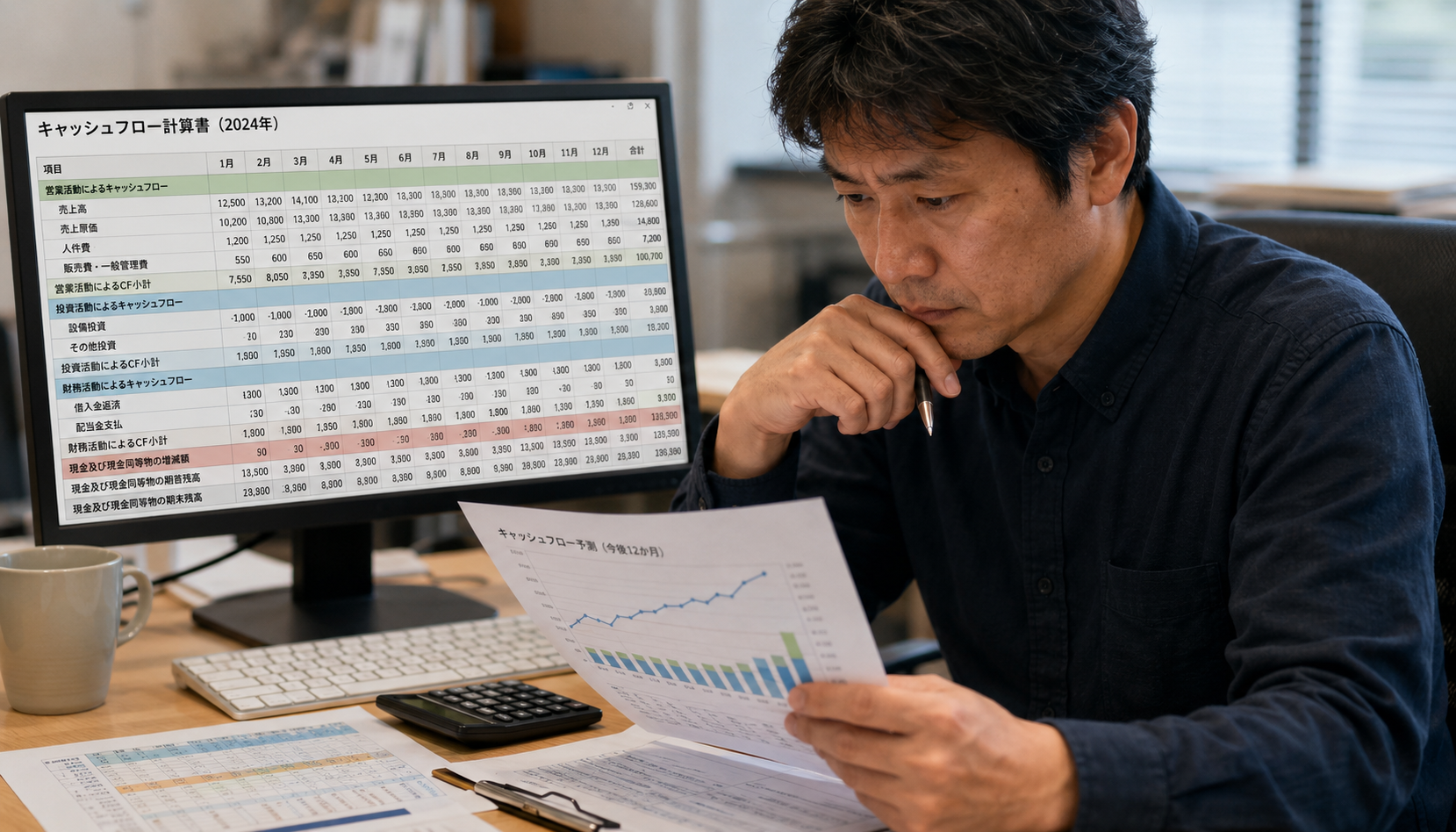 資金繰表の書き方・作り方完全ガイド｜Excelテンプレートと銀行融資 