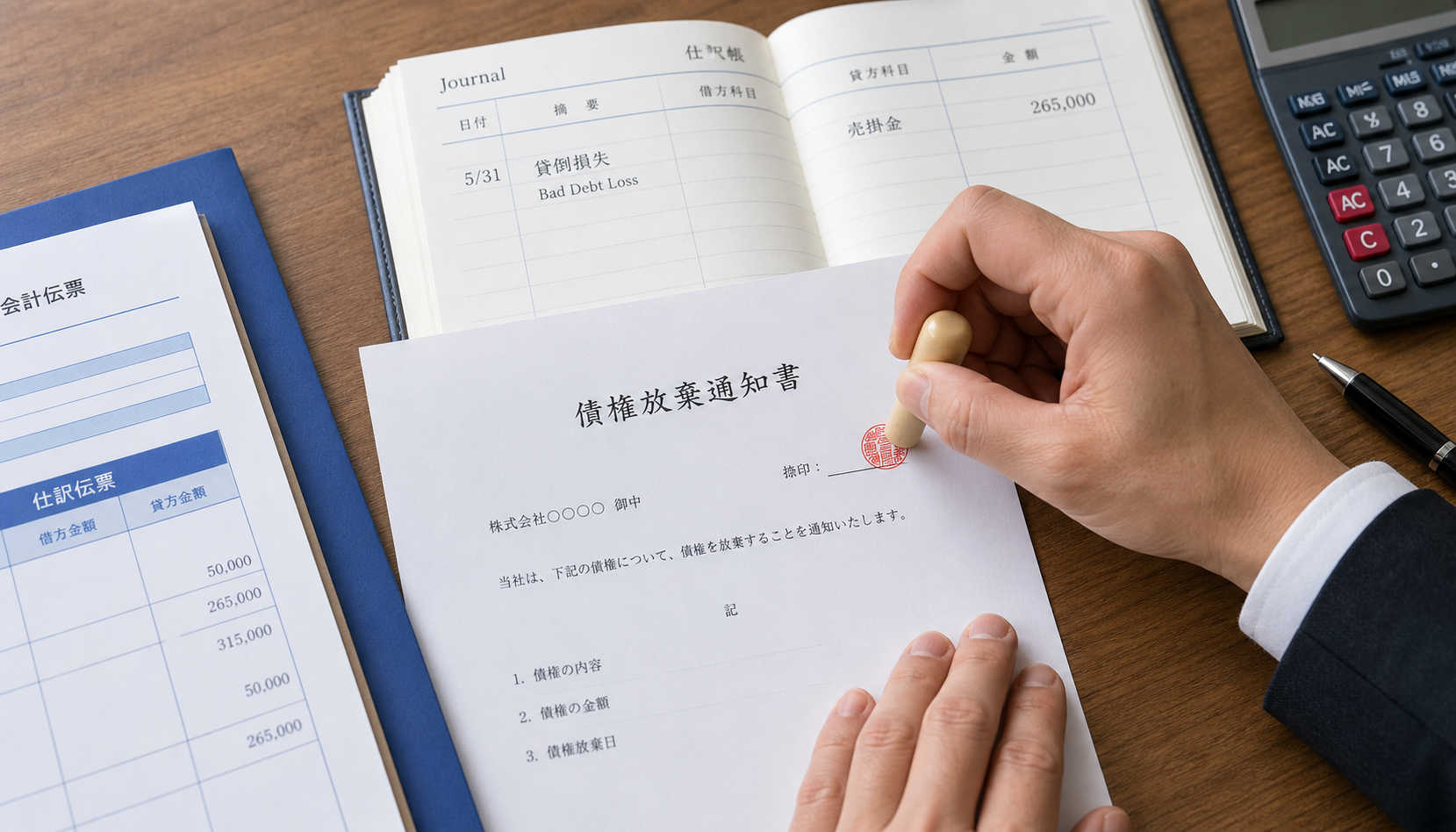 債権放棄とは?手続きと貸倒損失・債務免除益の税務を解説