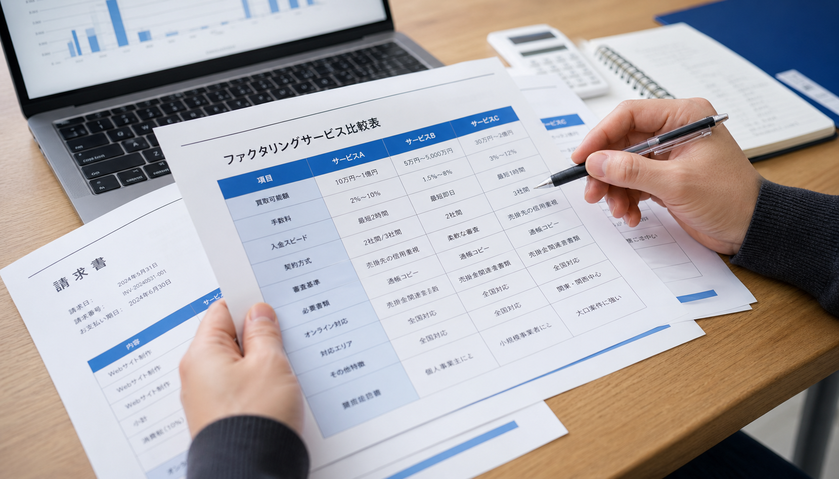 ファクタリングサービスの種類と選び方を徹底比較 失敗しない見極め方