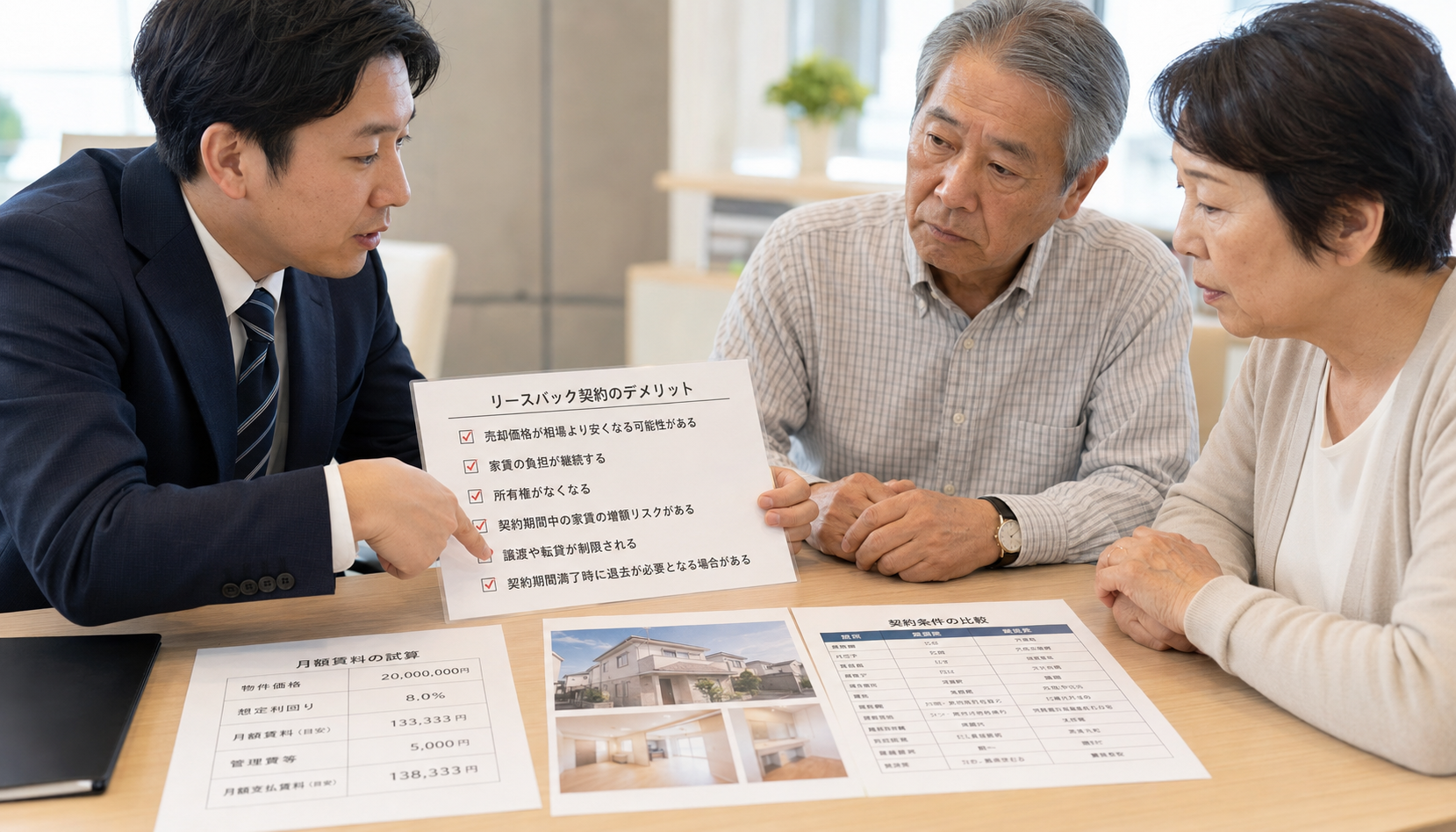 ハウスリースバックのデメリット｜後悔しないための全注意点