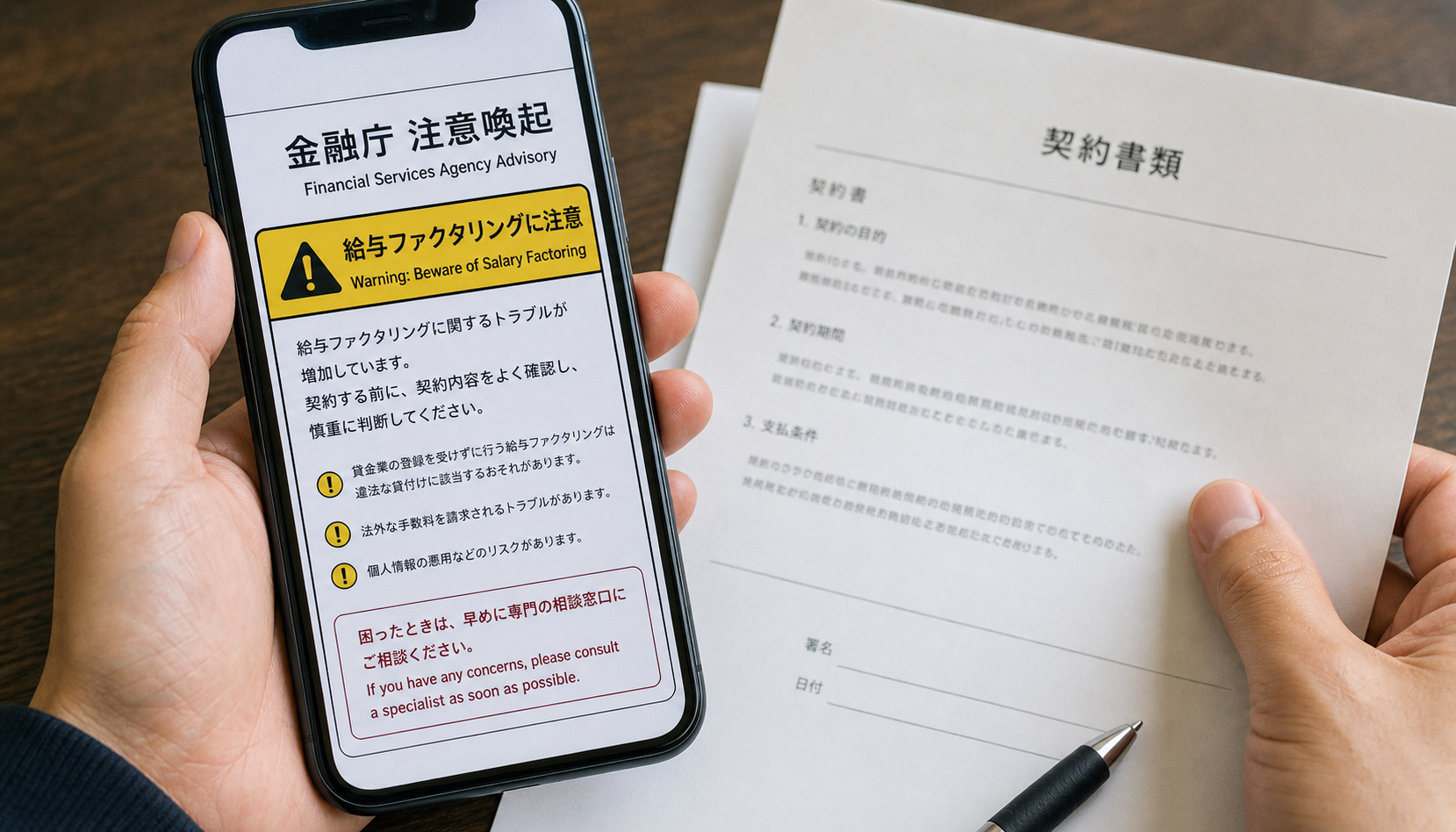 給与ファクタリングは違法?仕組みと危険性・安全な代替策を解説