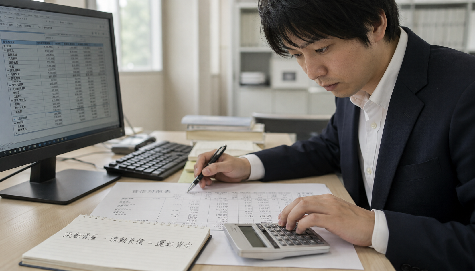 運転資金の計算式を徹底解説｜在高方式・回転期間方式と業種別の目安