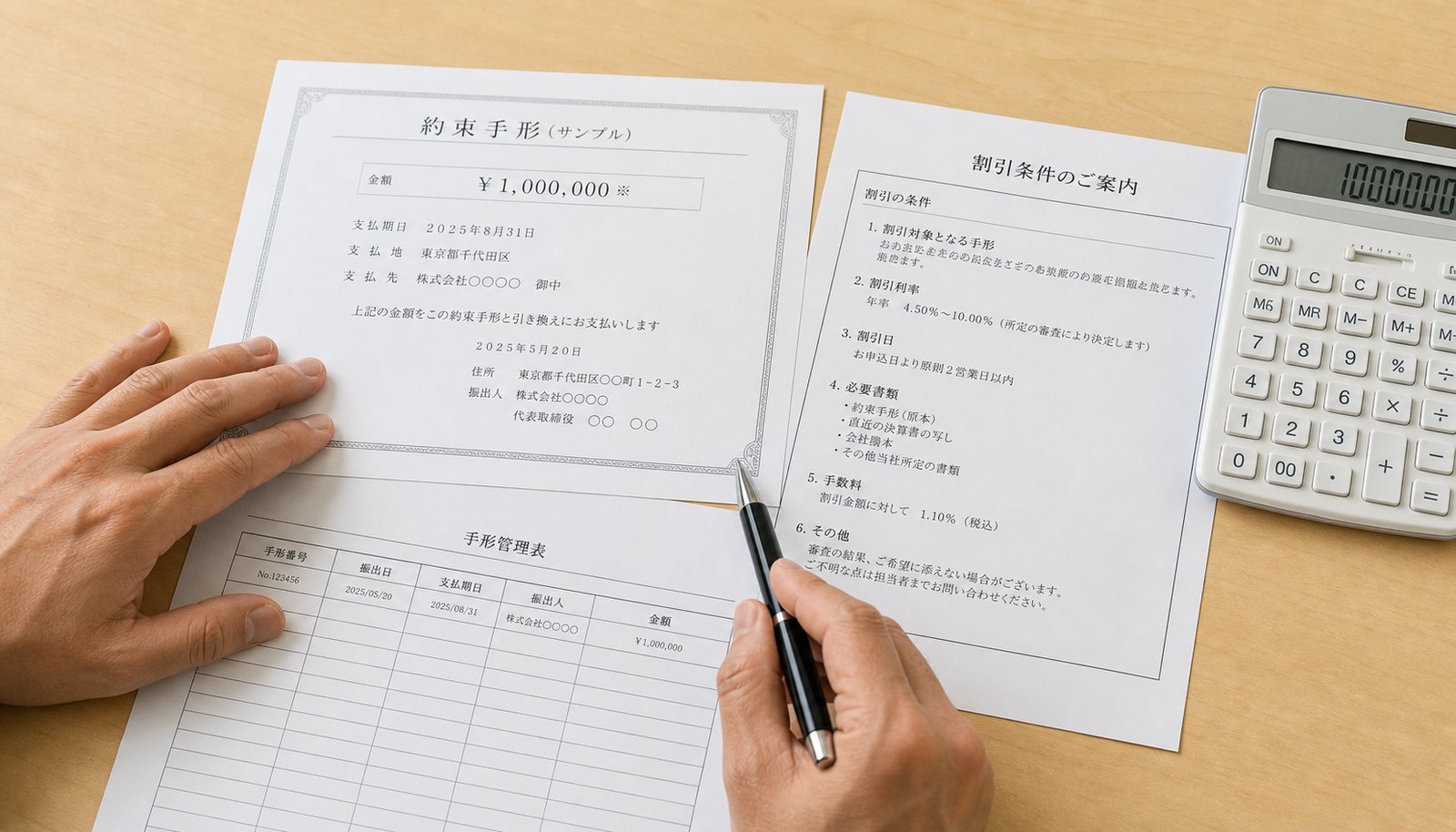 手形買取