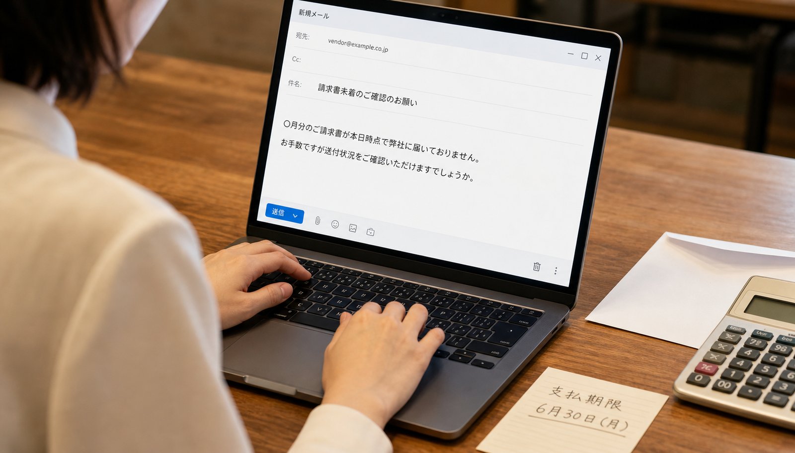 請求書が届かない